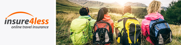 Backpackers Sitting Together